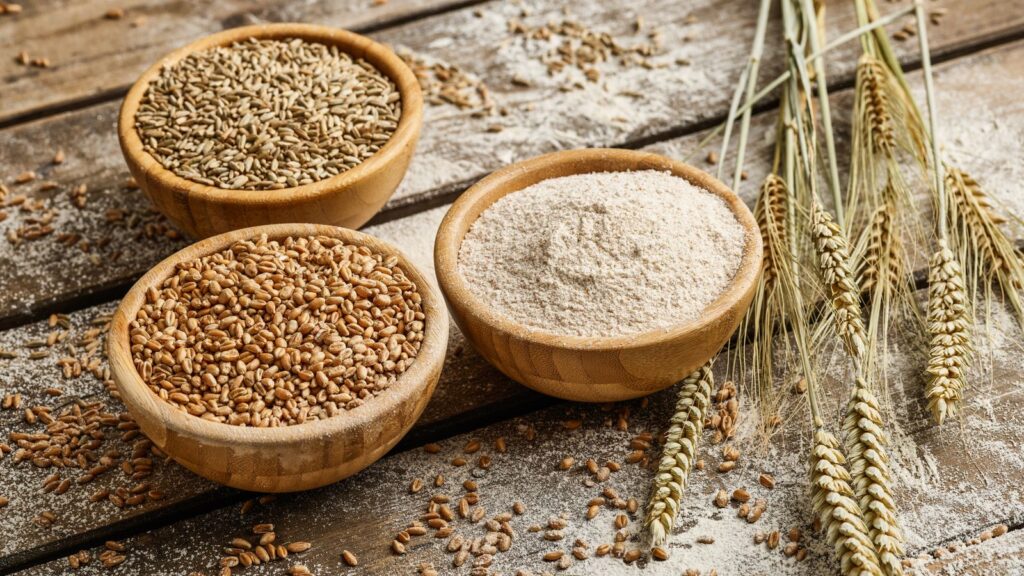 کالری مواد غذایی جدول غلات