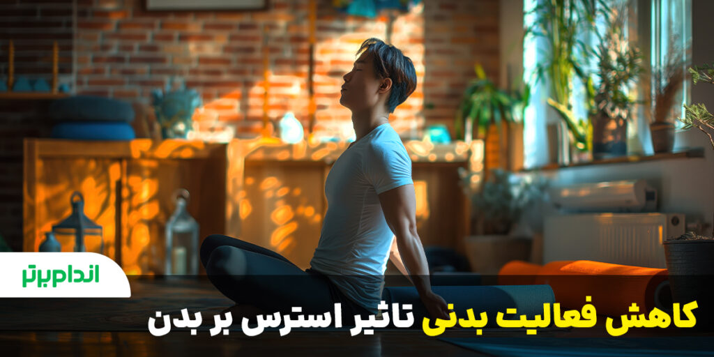 کاهش فعالیت بدنی تاثیر استرس بر بدن
